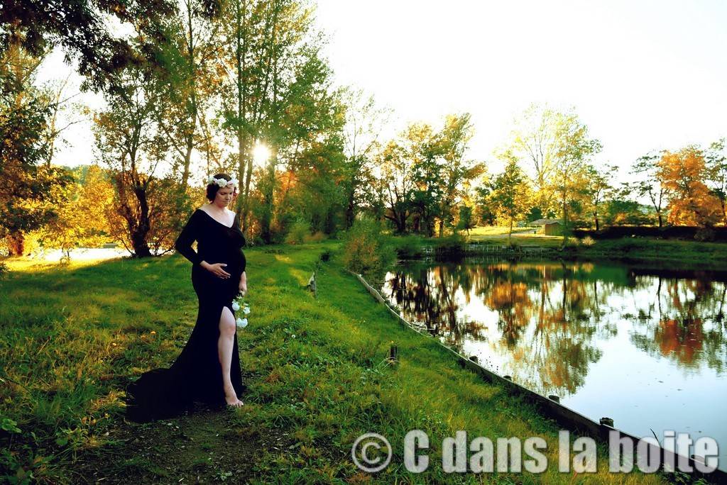 photos grossesse automne