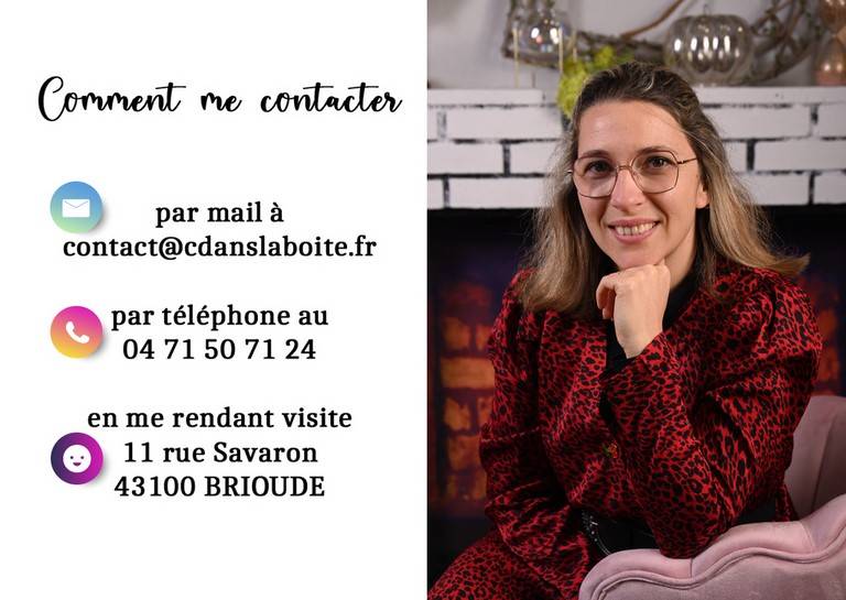 Contacter votre photographe c dans la boite